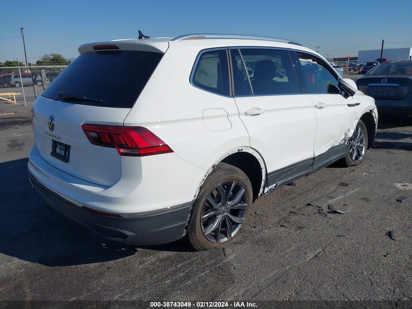 2022 VOLKSWAGEN TIGUAN 2.0L I-4 DI, DOHC, V(VIN: 3VV3B7AX1NM079275
