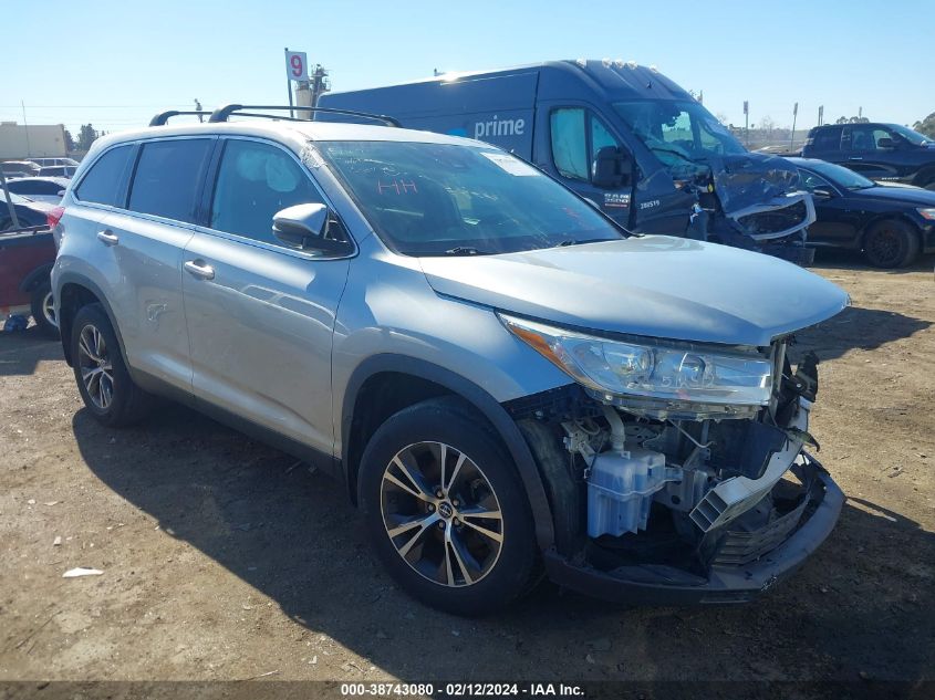 2019 Toyota Highlander Le VIN: 5TDZARFH5KS055176 Lot: 38743080