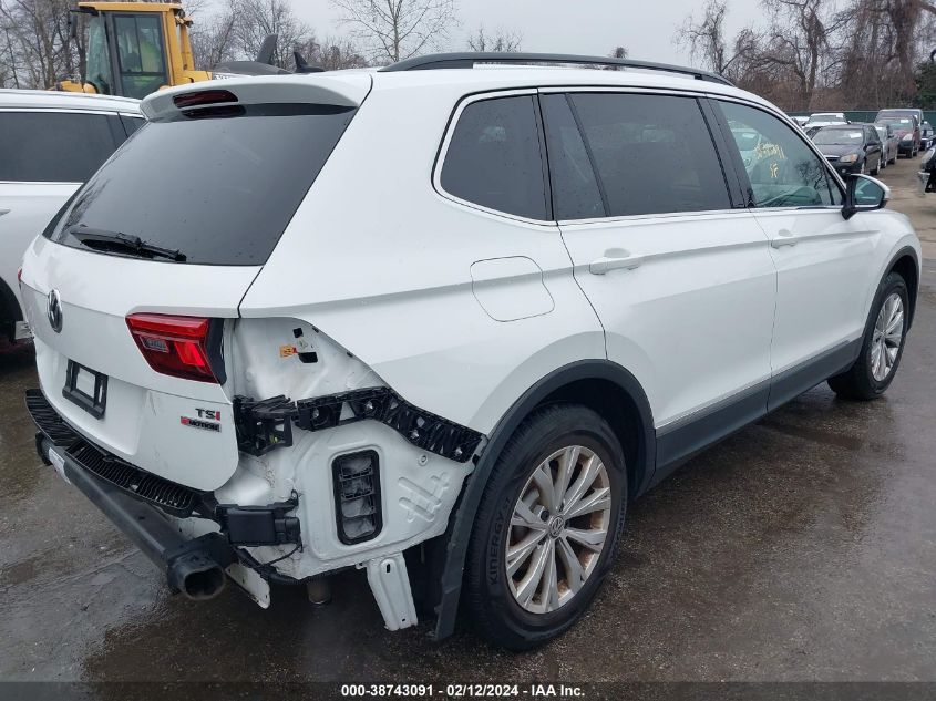 2018 Volkswagen Tiguan 2.0T Se/2.0T Sel VIN: 3VV2B7AX9JM133833 Lot: 38743091