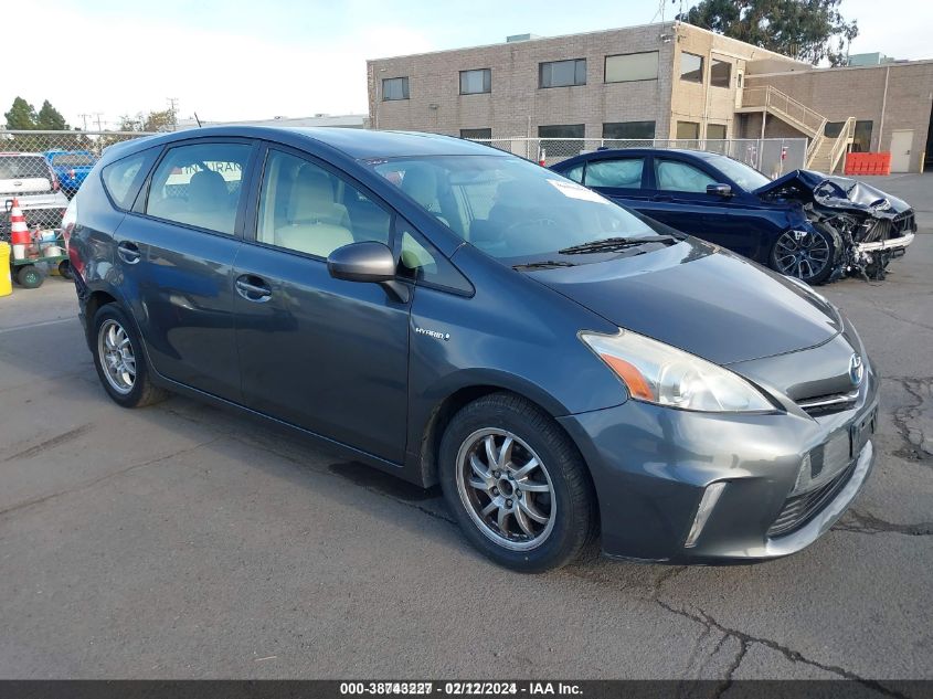 2012 Toyota Prius V Five/Three/Two VIN: JTDZN3EU6C3136903 Lot: 38743227