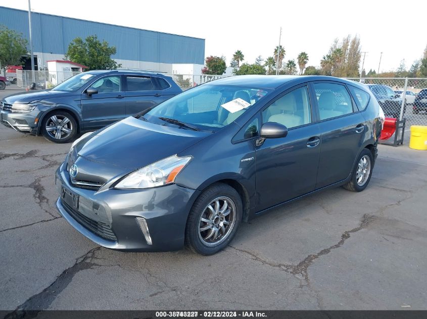 2012 TOYOTA PRIUS V VIN: JTDZN3EU6C3136903