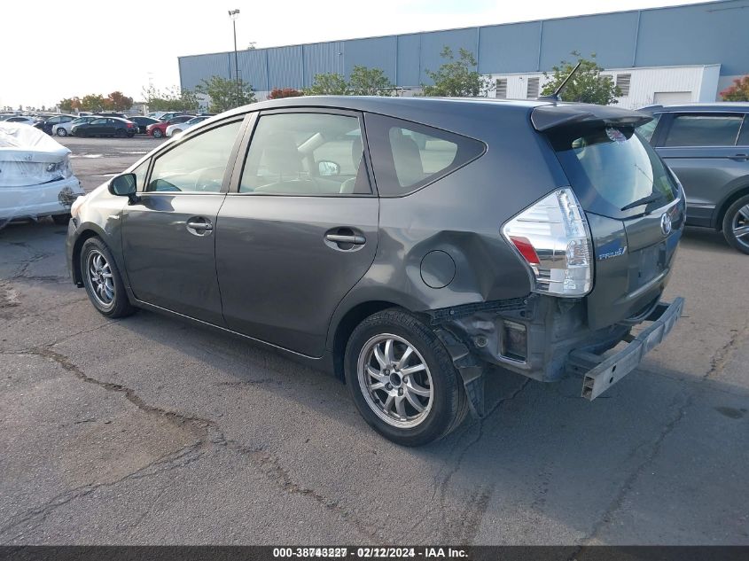 2012 Toyota Prius V Five/Three/Two VIN: JTDZN3EU6C3136903 Lot: 38743227