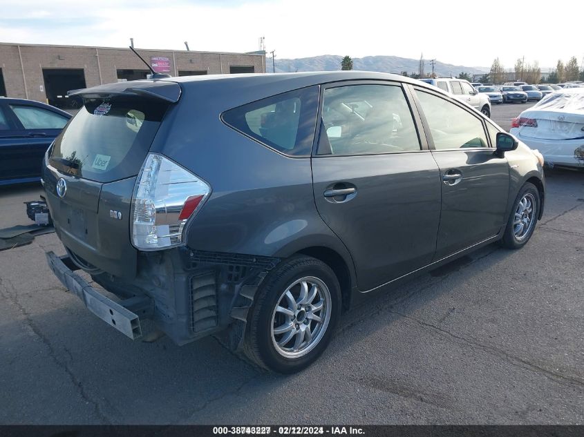 2012 TOYOTA PRIUS V VIN: JTDZN3EU6C3136903