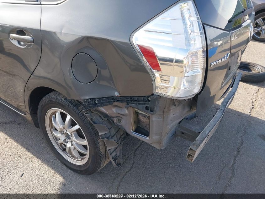 2012 TOYOTA PRIUS V VIN: JTDZN3EU6C3136903