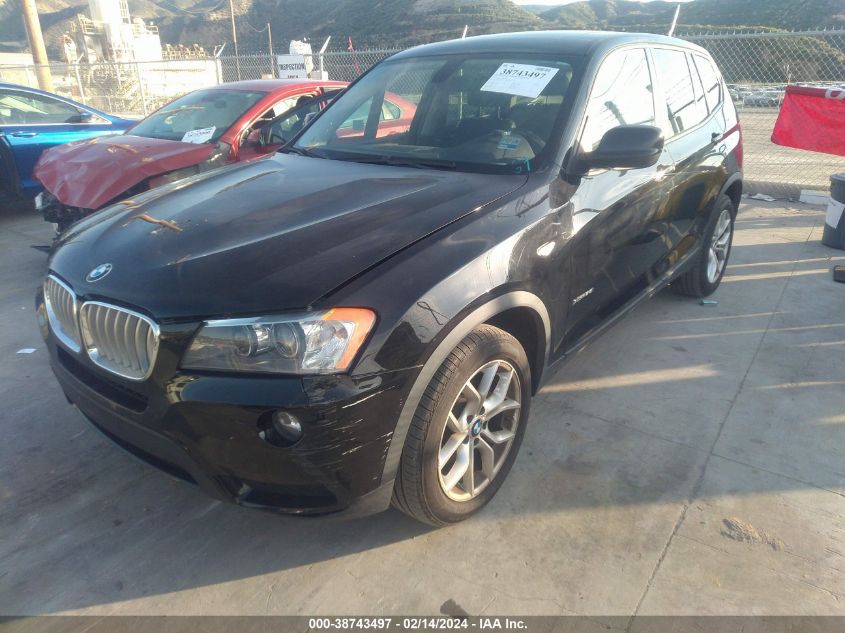 2013 BMW X3 xDrive35I VIN: 5UXWX7C57DL978813 Lot: 38743497