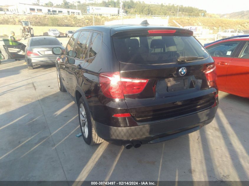 2013 BMW X3 xDrive35I VIN: 5UXWX7C57DL978813 Lot: 38743497