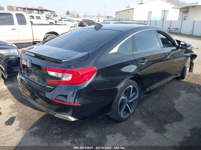 VIN 1HGCV1F30MA058889 2021 HONDA ACCORD SPORT