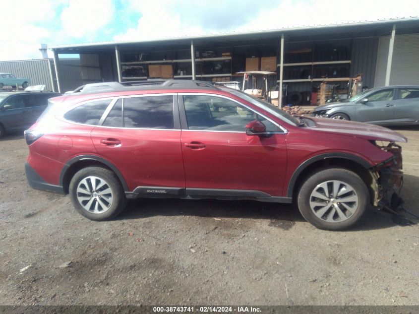 2022 Subaru Outback Premium VIN: 4S4BTADC0N3258269 Lot: 38743741