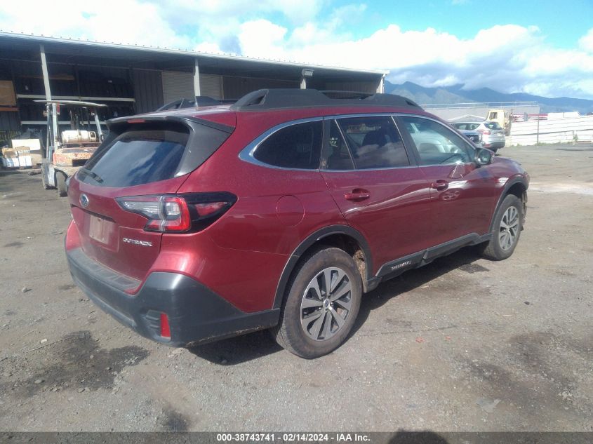 2022 Subaru Outback Premium VIN: 4S4BTADC0N3258269 Lot: 38743741