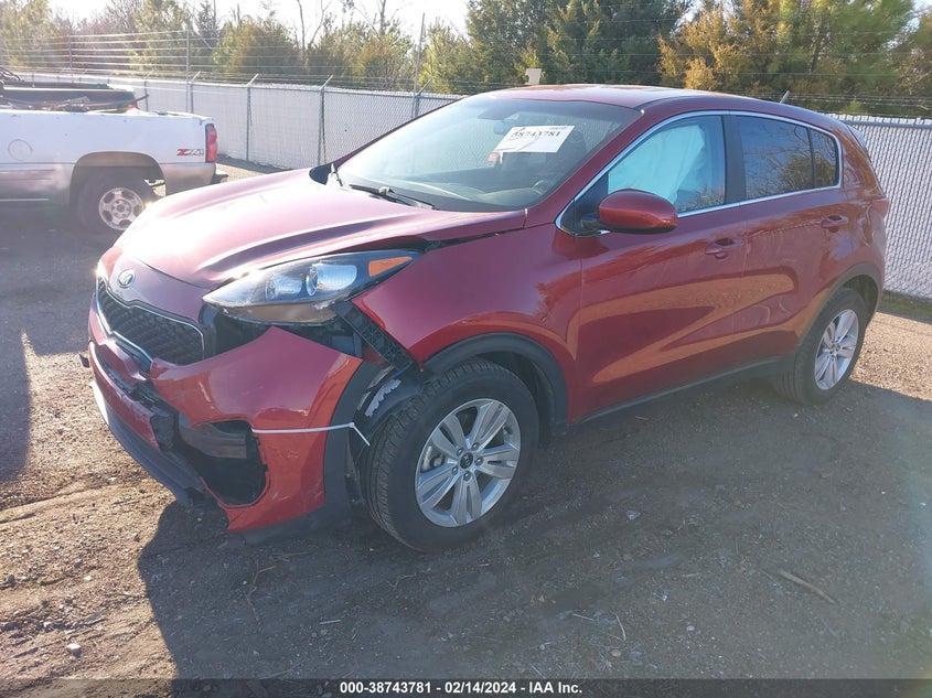 VIN KNDPM3AC4H7206373 2017 KIA SPORTAGE LX