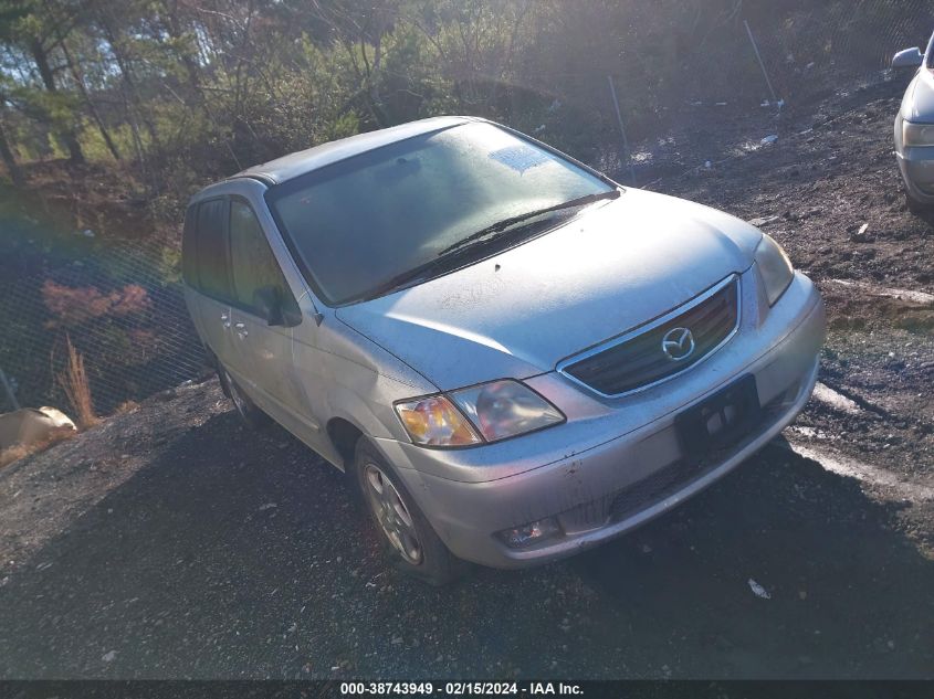 2001 Mazda Mpv Dx/Es/Lx VIN: JM3LW28Y410179282 Lot: 38743949