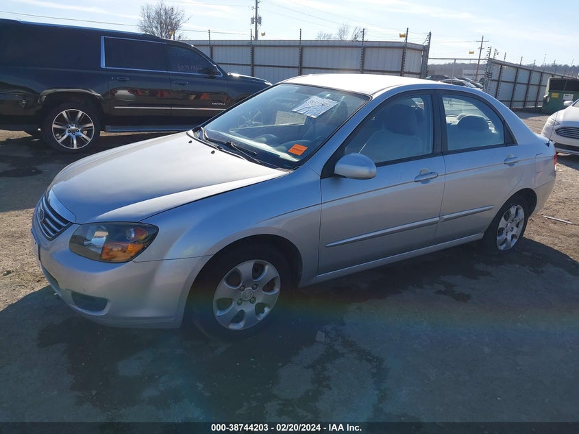 2009 Kia Spectra Ex VIN: KNAFE221895627281 Lot: 38744203