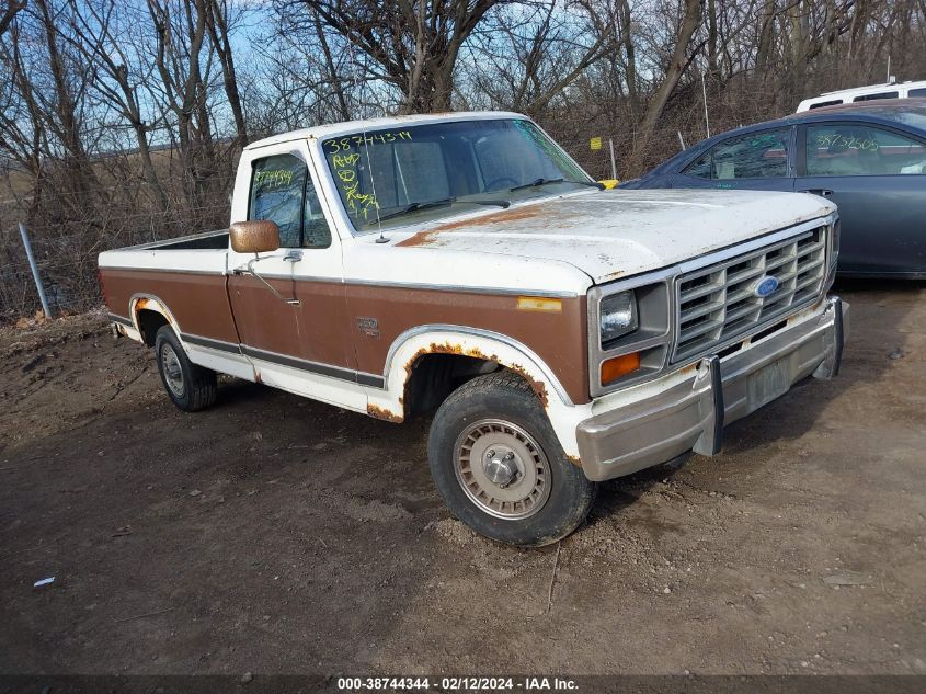 1984 Ford F150 VIN: 2FTEF15F7ECA87354 Lot: 38744344