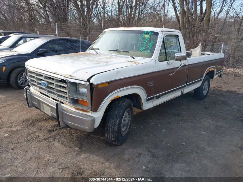 1984 Ford F150 VIN: 2FTEF15F7ECA87354 Lot: 38744344