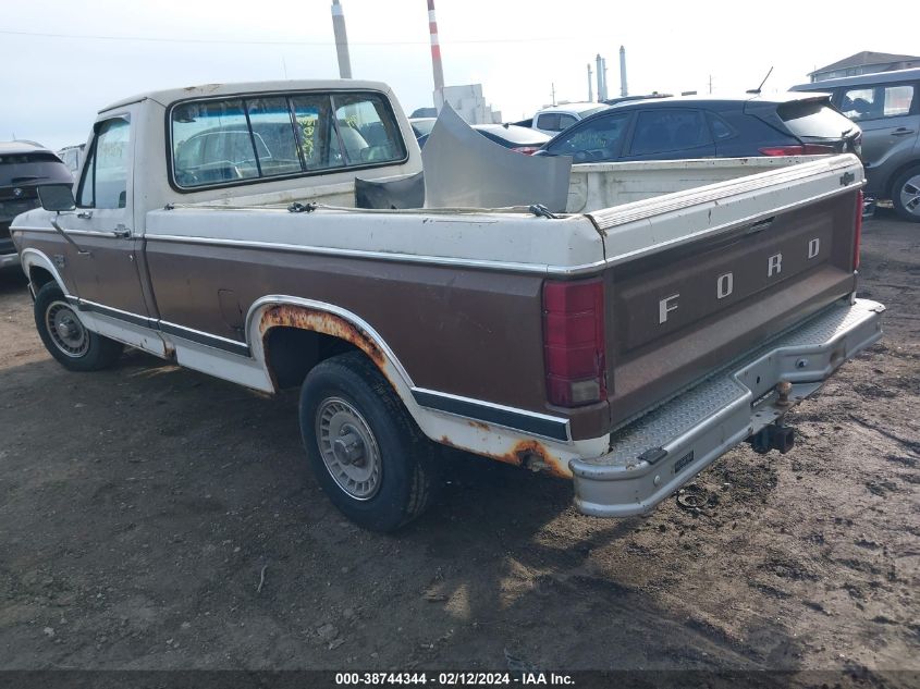 1984 Ford F150 VIN: 2FTEF15F7ECA87354 Lot: 38744344