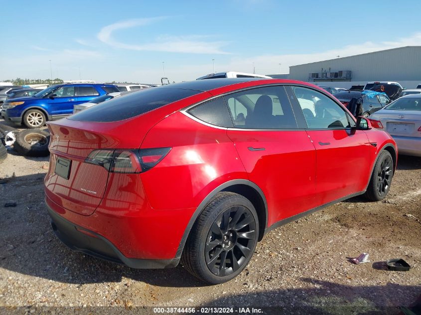 2023 Tesla Model Y Awd/Long Range Dual Motor All-Wheel Drive VIN: 7SAYGDEE3PA172383 Lot: 38744456