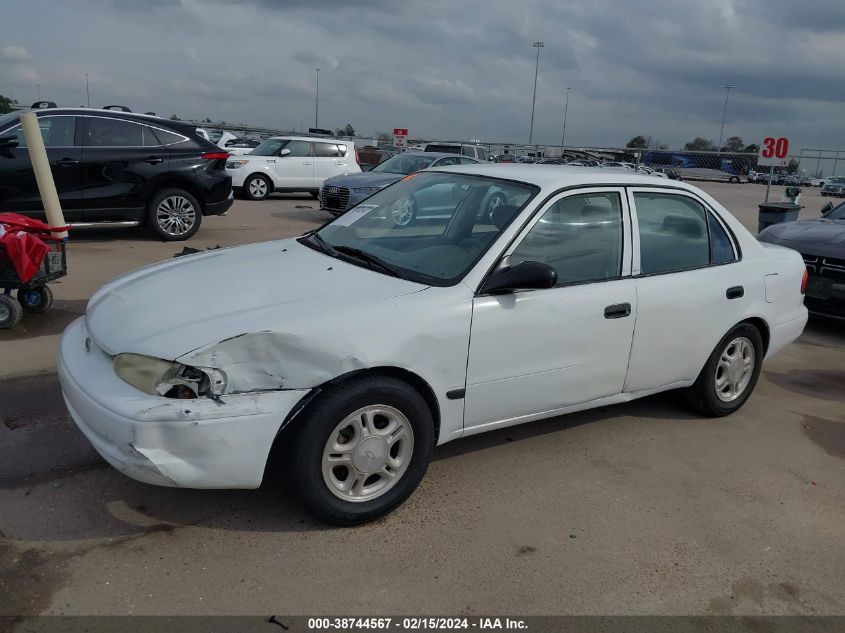 1999 Chevrolet Prizm VIN: 1Y1SK5287XZ441614 Lot: 38744567