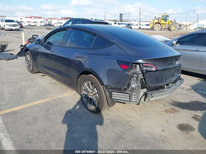 2022 Tesla Model 3 Long Range Dual Motor All-Wheel Drive VIN: 5YJ3E1EB8NF274067 Lot: 38744601