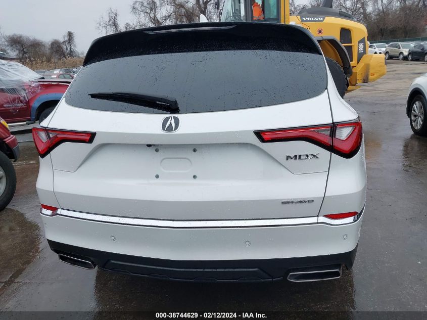 2022 Acura Mdx Advance Package VIN: 5J8YE1H88NL008293 Lot: 38744629