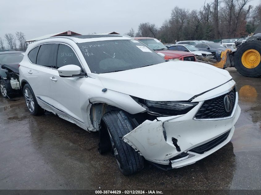 2022 Acura Mdx Advance Package VIN: 5J8YE1H88NL008293 Lot: 38744629