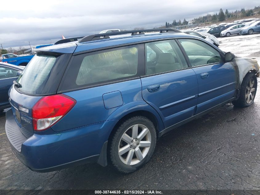 2008 Subaru Outback 2.5I Limited/2.5I Limited L.l. Bean Edition VIN: 4S4BP62C387328297 Lot: 38744635