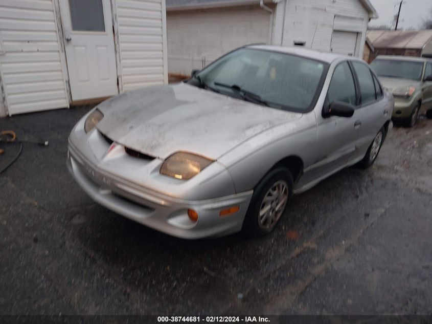 2001 Pontiac Sunfire Se VIN: 1G2JB524617321470 Lot: 38744681