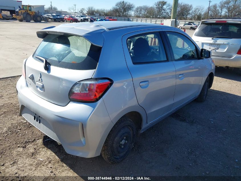 2022 MITSUBISHI MIRAGE 1.2L I-3 DOHC, VVT, (VIN: ML32AUHJ8NH002956