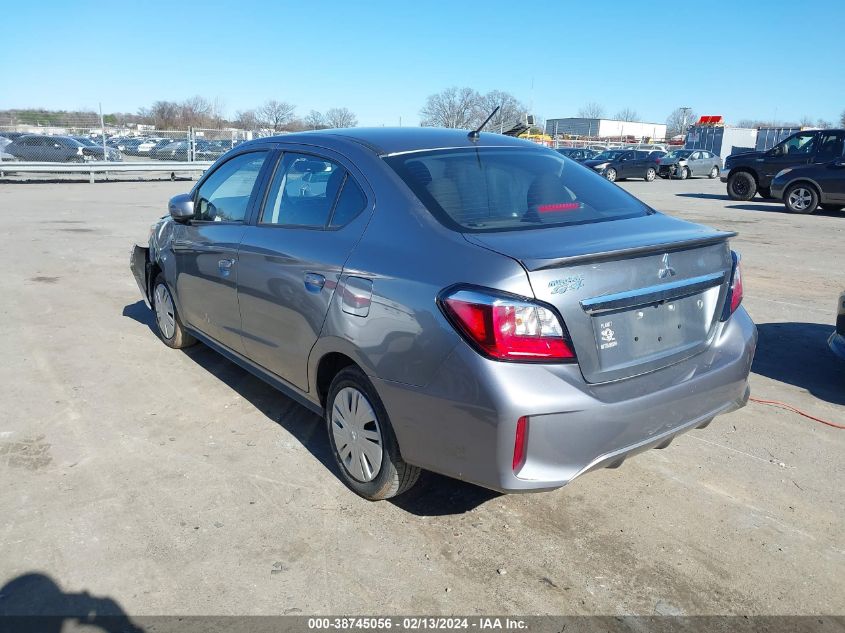 2022 Mitsubishi Mirage G4 Black Edition/Es/Le VIN: ML32FUFJ0NHF05856 Lot: 38745056