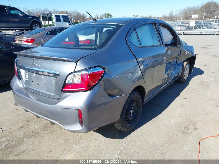 2022 Mitsubishi Mirage G4 Black Edition/Es/Le VIN: ML32FUFJ0NHF05856 Lot: 38745056