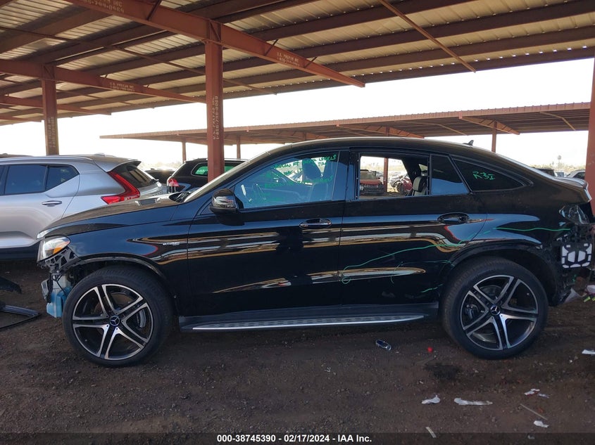 2019 MERCEDES-BENZ AMG GLE 43 COUPE 4MATIC 4JGED6EB6KA137749