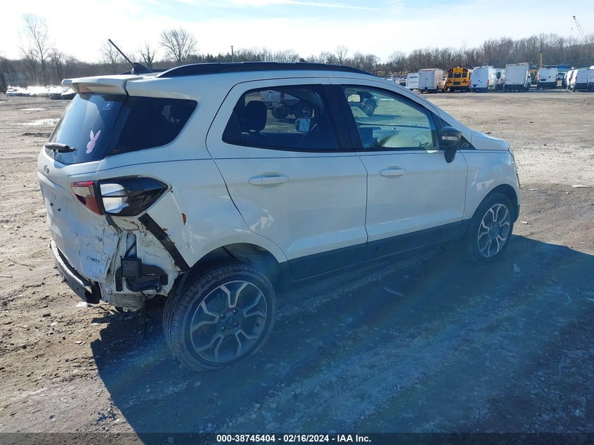 VIN MAJ6S3JL4KC279555 2019 FORD ECOSPORT SES