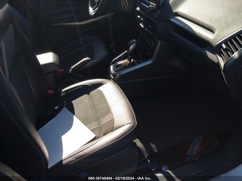 VIN MAJ6S3JL4KC279555 2019 FORD ECOSPORT SES