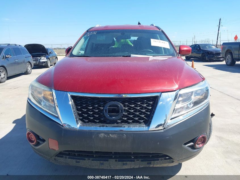 2016 Nissan Pathfinder Platinum/S/Sl/Sv VIN: 5N1AR2MN6GC654498 Lot: 38745417