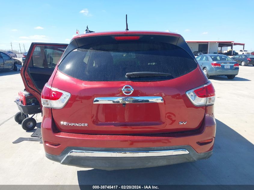 2016 Nissan Pathfinder Platinum/S/Sl/Sv VIN: 5N1AR2MN6GC654498 Lot: 38745417