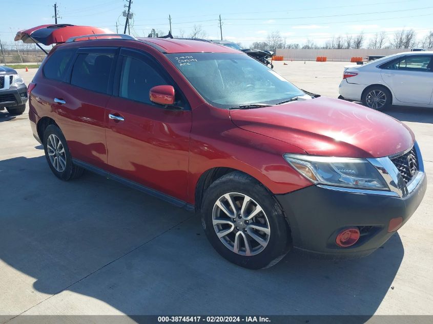 2016 Nissan Pathfinder Platinum/S/Sl/Sv VIN: 5N1AR2MN6GC654498 Lot: 38745417