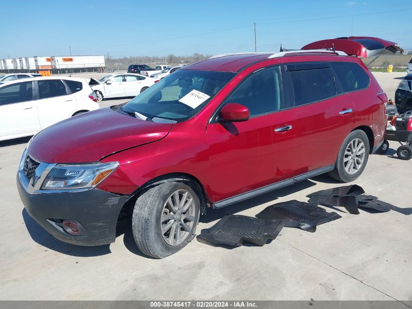 2016 Nissan Pathfinder Platinum/S/Sl/Sv VIN: 5N1AR2MN6GC654498 Lot: 38745417