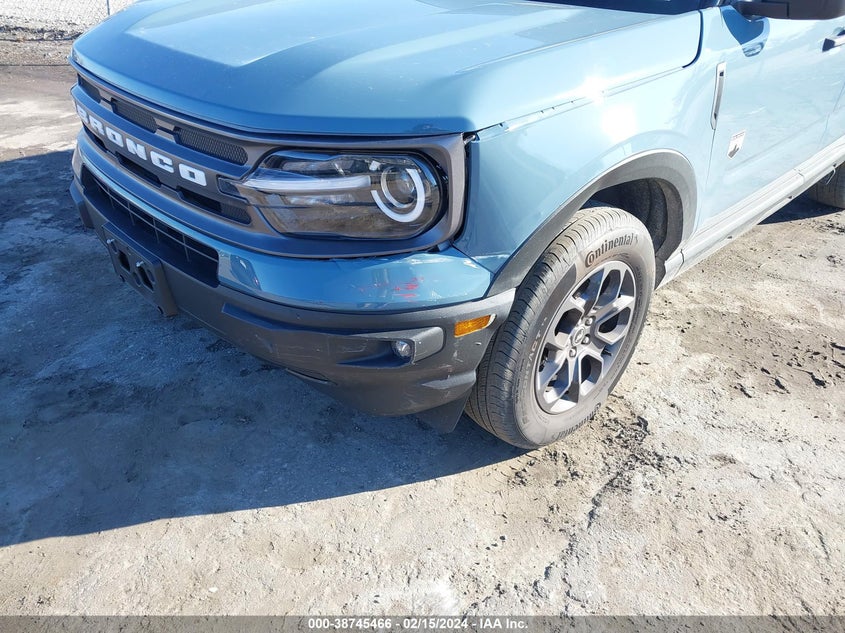 VIN 3FMCR9B66NRE09342 2022 FORD BRONCO SPORT BIG BEND