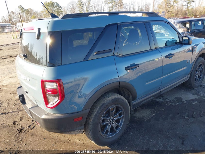 VIN 3FMCR9B66NRE09342 2022 FORD BRONCO SPORT BIG BEND