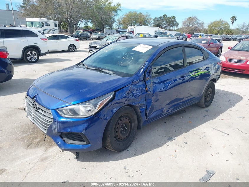 VIN 3KPC24A39JE033353 2018 HYUNDAI ACCENT SE/SEL