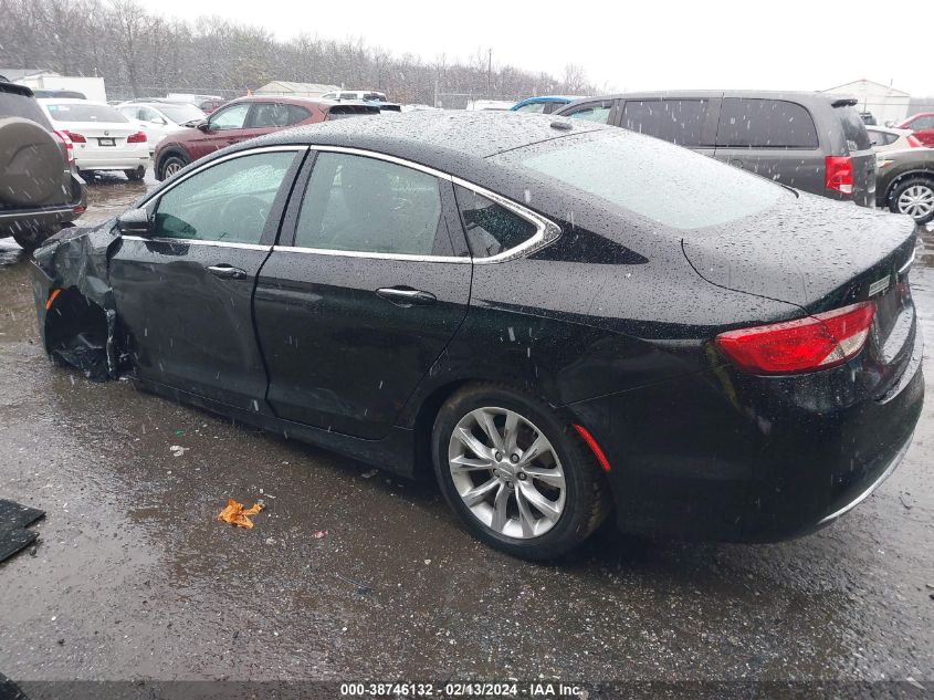 2015 Chrysler 200 C VIN: 1C3CCCCB0FN525109 Lot: 38746132