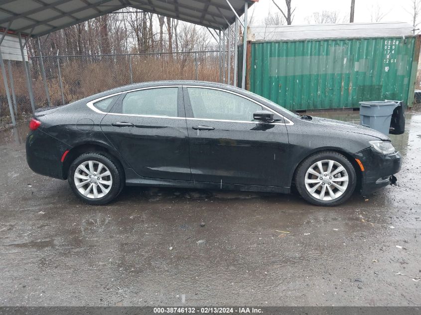 2015 Chrysler 200 C VIN: 1C3CCCCB0FN525109 Lot: 38746132