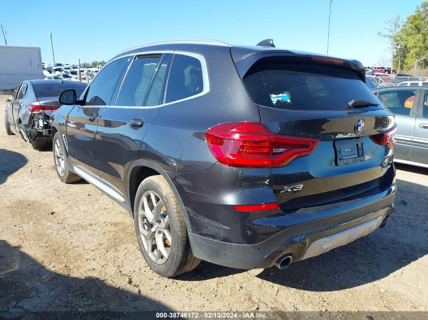 2020 BMW X3 Sdrive30I VIN: 5UXTY3C00L9D44464 Lot: 38746172