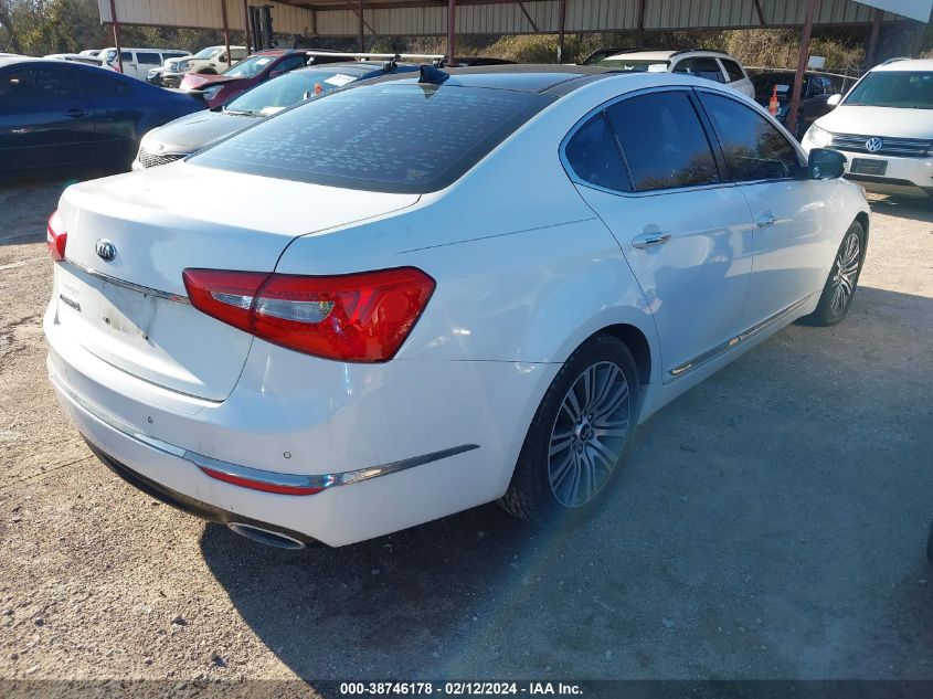 2016 KIA CADENZA PREMIUM KNALN4D73G5214231