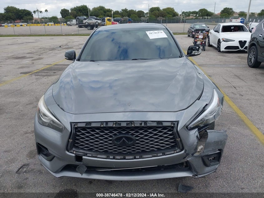 VIN JN1EV7AP5JM360356 2018 INFINITI Q50 3.0T LUXE