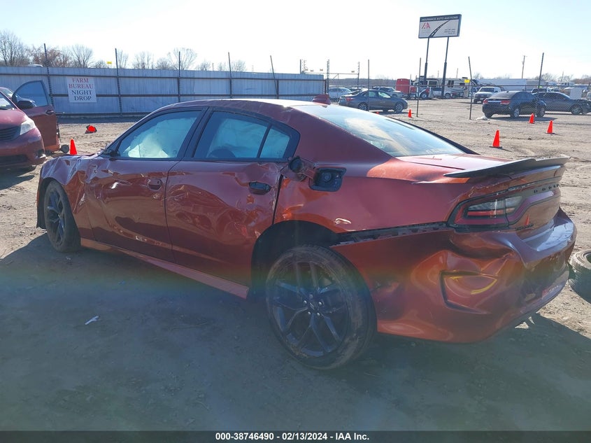 VIN 2C3CDXHG6LH249628 2020 DODGE CHARGER GT RWD