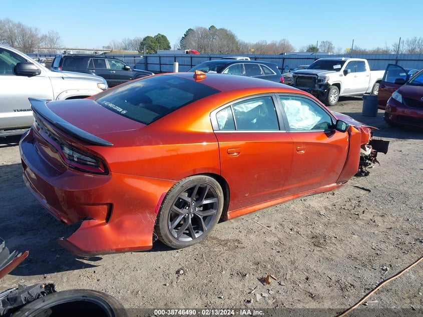 VIN 2C3CDXHG6LH249628 2020 DODGE CHARGER GT RWD