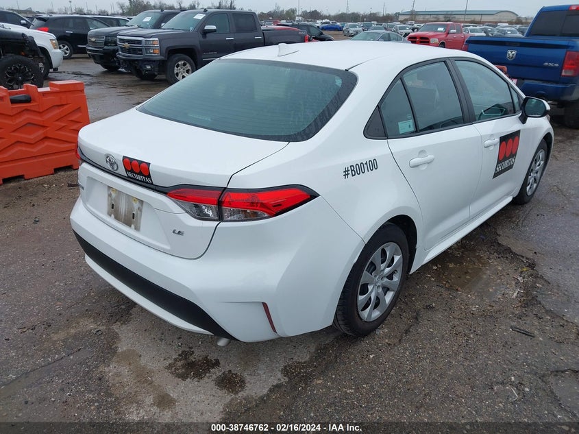 2021 TOYOTA COROLLA 1.8L I-4 DOHC, VVT, (VIN: 5YFEPMAE2MP204698