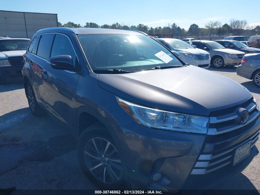 2017 TOYOTA HIGHLANDER XLE - 5TDJZRFHXHS481704