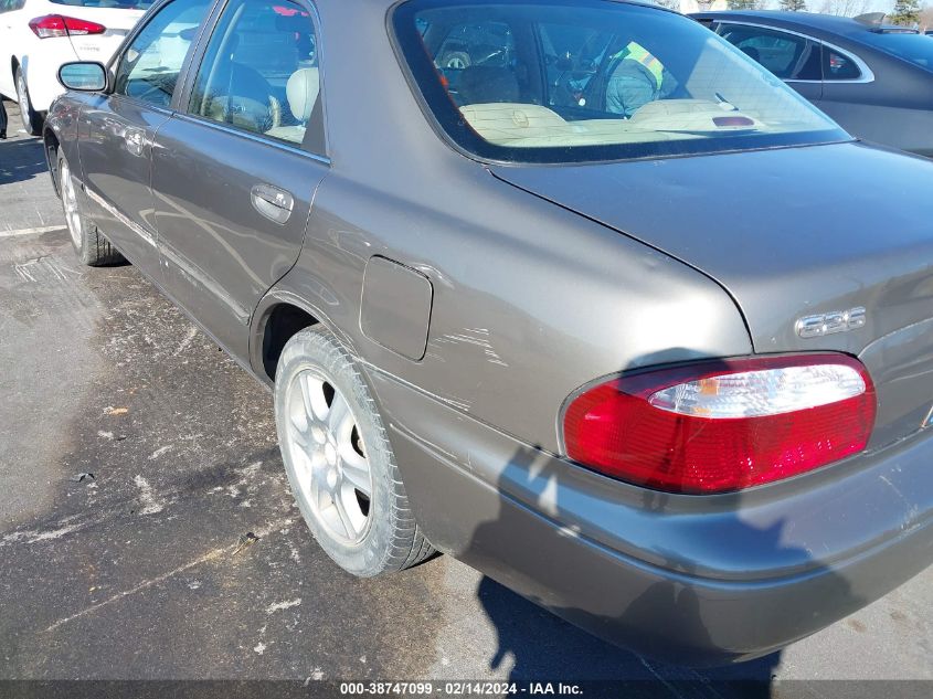 2002 Mazda 626 Es V6/Lx V6 VIN: 1YVGF22D725281125 Lot: 38747099