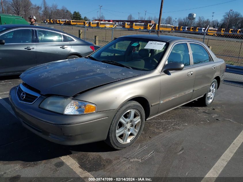 2002 Mazda 626 Es V6/Lx V6 VIN: 1YVGF22D725281125 Lot: 38747099